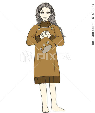 長款毛衣女 長款毛衣女 61810983