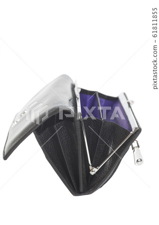 leather wallet isolated on white background 61811855