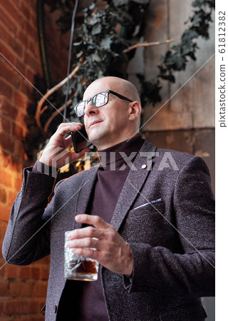 Drinking alcohol while answering call 61812382