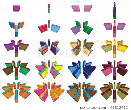 collection of orthogonal geometric shapes collection of orthogonal geometric shapes 61812412