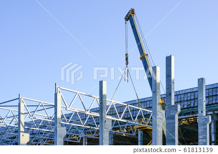 construction of the body of a modern factory, construction of the body of a modern factory, 61813139