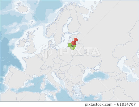 Republic of Lithuania location on Europe map Republic of Lithuania location on Europe map 61814707