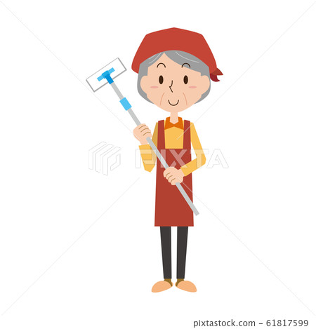 Cleaning General cleaning Women Housewives Housework Cleaning Flooring wipers Senior Granny Elderly women 61817599