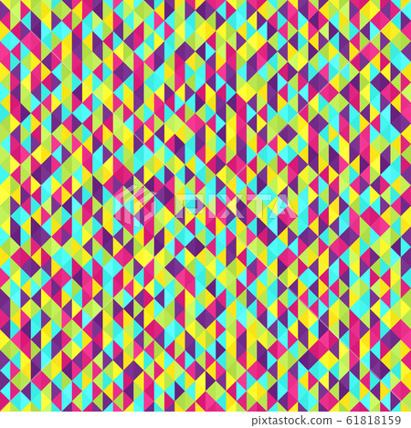 Triangle pattern. Vector seamless background - Stock Illustration ...