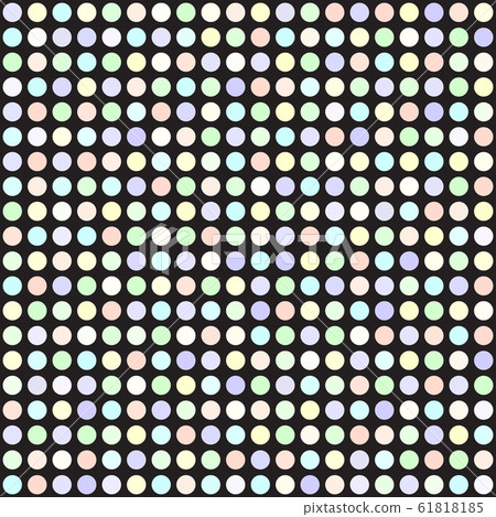 Polka dot pattern. Seamless vector dot background Polka dot pattern. Seamless vector dot background 61818185