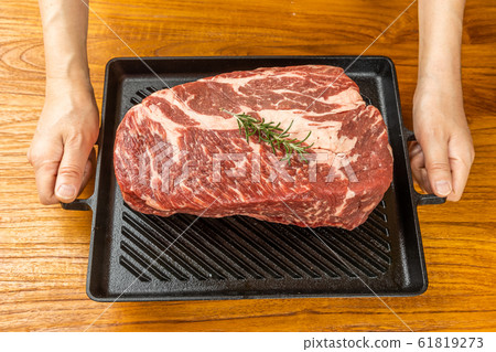 Grill steak Thick cut luxury fresh beef steak Grill steak Thick cut luxury fresh beef steak 61819273