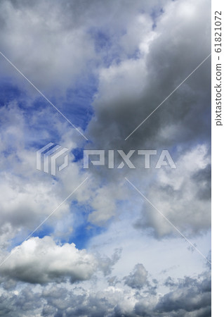 Rainy clouds flying over horizon. Moody dramatic cloudy sky. Rainy clouds flying over horizon. Moody dramatic cloudy sky. 61821072