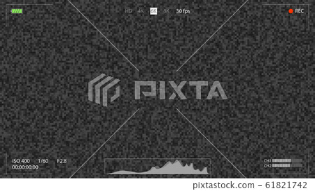 Digital camera viewfinder with digital video noise Digital camera viewfinder with digital video noise 61821742