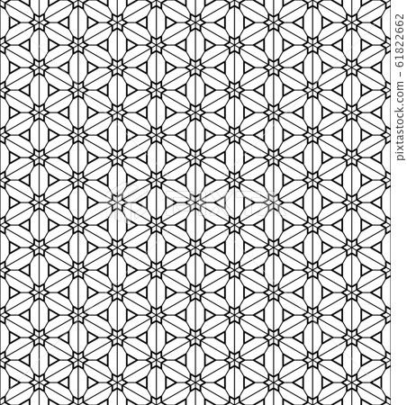Seamless pattern based on Japanese ornament Kumiko Seamless pattern based on Japanese ornament Kumiko 61822662