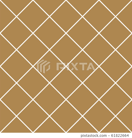 Seamless geometric pattern in golden and white. Seamless geometric pattern in golden and white. 61822664