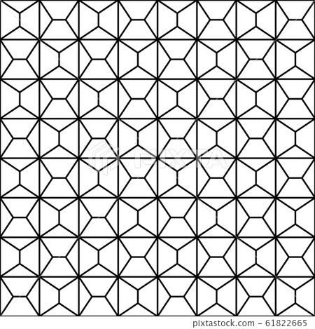 Seamless geometric pattern .Black and white color. Seamless geometric pattern .Black and white color. 61822665