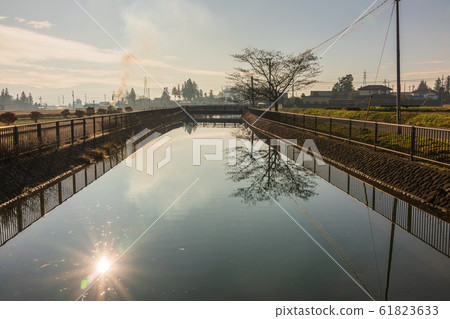 Shirogane Weir: Photo from Shibazawabashi: Late Autumn @ Hotaka Azumino City 61823633