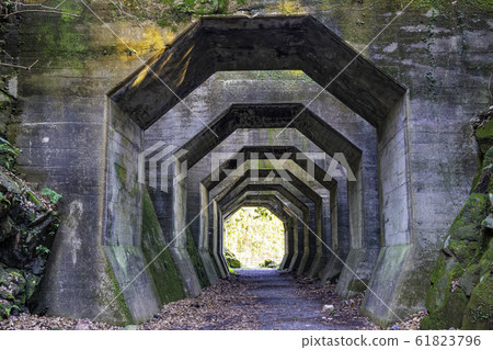 熊本縣熊之鐵道三鄉町八角形隧道遺跡 61823796