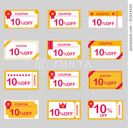 vector, vectors, coupon - Stock Illustration [61824826] - PIXTA