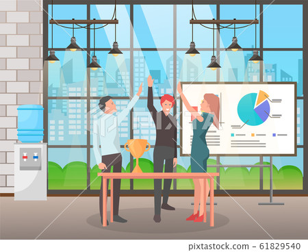 Successful Work of Team, Teamwork Achievement Successful Work of Team, Teamwork Achievement 61829540