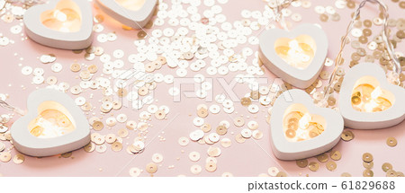 Valentine's day or wedding party decoration. Valentine's day or wedding party decoration. 61829688