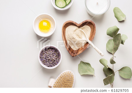 Natural ingredients for making beauty cosmetic 61829705