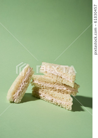 club sandwich with fish paste club sandwich with fish paste 61830457