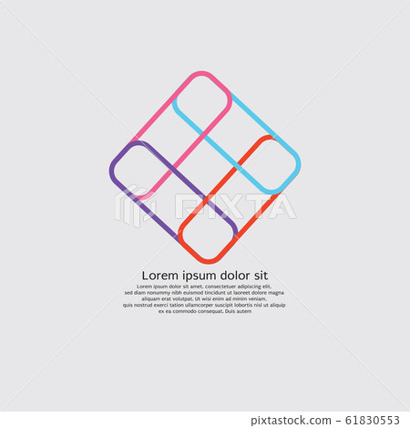 Abstract Business Logo Design Vector Illustration-插圖素材 [61830553] - PIXTA圖庫
