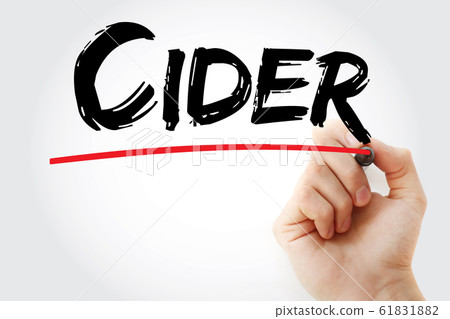 Cider text with marker Cider text with marker 61831882