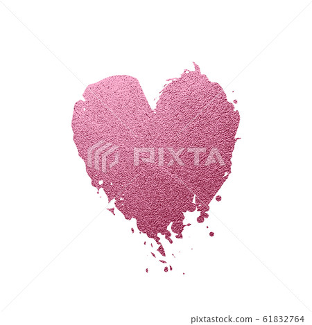 Heart gold glitter vector. Valentines day card - Stock Illustration ...