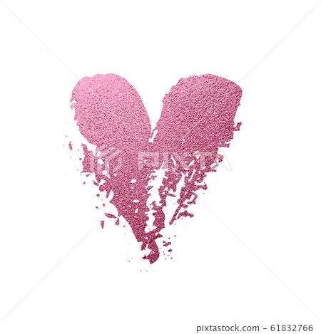 Heart gold glitter vector. Valentines day card - Stock Illustration ...