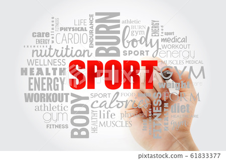 SPORT word cloud, fitness SPORT word cloud, fitness 61833377