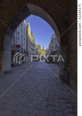 Maricka street in Gdansk, Poland. 61834175