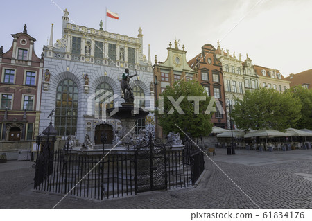 Long Market street in Gdansk, Poland. 61834176