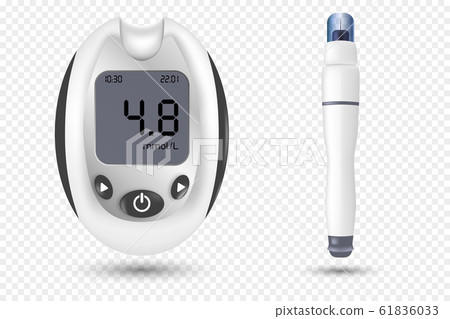 Realistic glucometer. Vector Realistic glucometer. Vector 61836033
