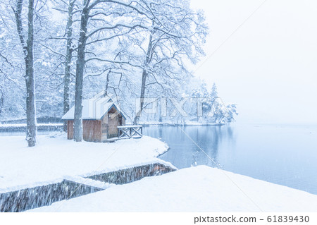 木崎湖（冬季） 61839430