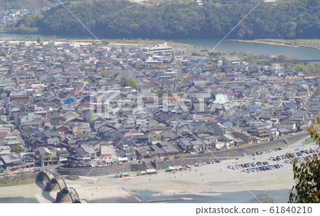 View of Iwakuni cityscape and Nishikigawa from Iwakuni Castle 61840210