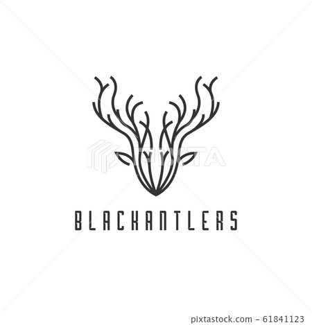abstract Deer Head with root Logo Design abstract Deer Head with root Logo Design 61841123