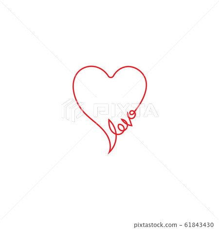 Love Vector illustration design Love Vector illustration design 61843430