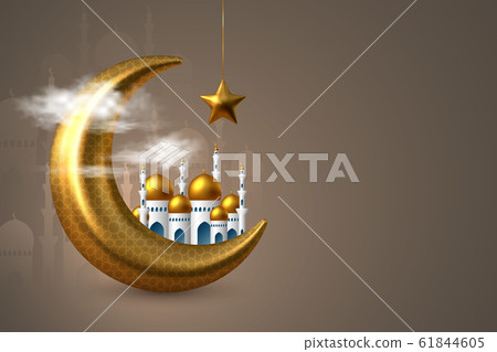 Ramadan Kareem vector illustration. 61844605