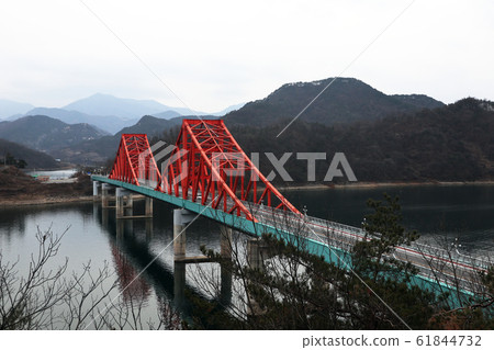 Bridge south korea Chungcheongbuk-do Danyang Danyang Chungbuk Chungcheongbuk-do River Oksunbong Bridge Bridge south korea Chungcheongbuk-do Danyang Danyang Chungbuk Chungcheongbuk-do River Oksunbong Bridge 61844732