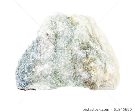 raw Carbonatite stone isolated on white 61845690