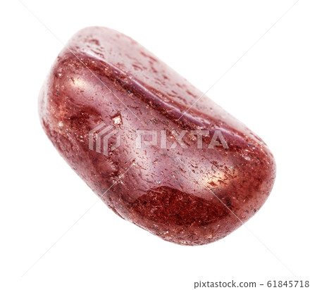 tumbled red Aventurine gemstone isolated tumbled red Aventurine gemstone isolated 61845718