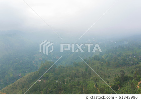 Mountain landscape, green slopes. Beauty of Mountain landscape, green slopes. Beauty of 61845986