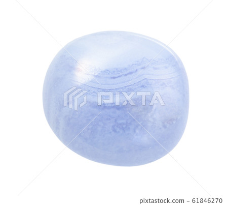 polished blue lace agate (Chalcedony) gemstone polished blue lace agate (Chalcedony) gemstone 61846270