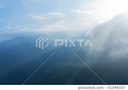 Mountain landscape, green slopes. Beauty of Mountain landscape, green slopes. Beauty of 61846503