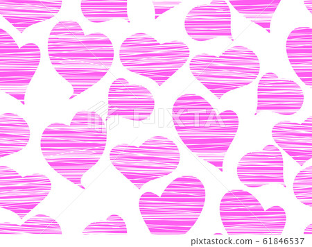 Seamless pattern with hearts for Valentine's day. - Stock Illustration ...