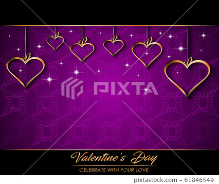 Valentine day background. 61846549
