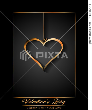 Valentine day background. 61846551