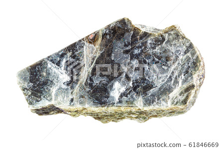 common muscovite mica isolated on white 61846669