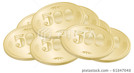500日元硬幣 500日元硬幣 61847048