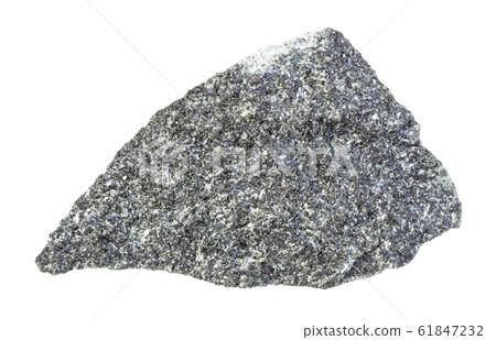 unpolished Diabase (dolerite) rock isolated unpolished Diabase (dolerite) rock isolated 61847232