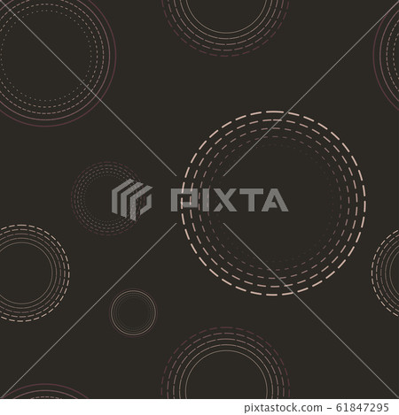 Abstract circles geometric seamless pattern - Stock Illustration ...