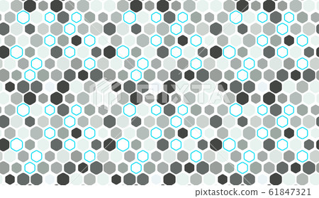Hexagon seamless pattern vector background concept - Stock Illustration ...