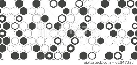 Hexagon seamless pattern vector background concept - Stock Illustration ...